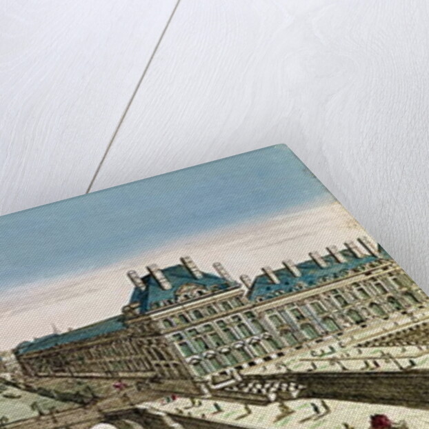 Perspective View of Paris from the Pont Royal by French School