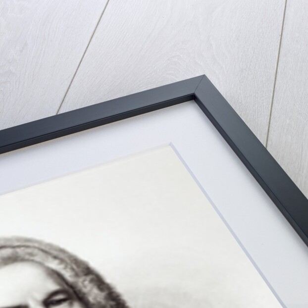 Portrait of Johann Sebastian Bach by V. Weger