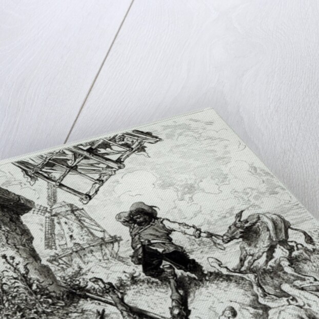 Don Quixote and the Windmills by Gustave Dore