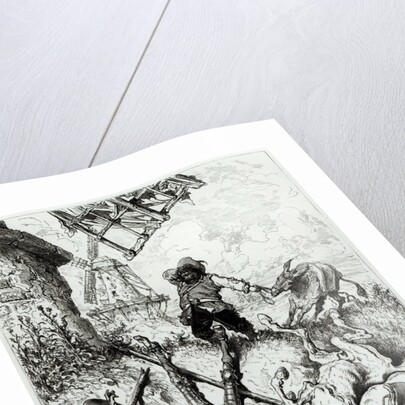 Don Quixote and the Windmills by Gustave Dore