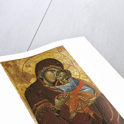 Icon known as the 'Virgin of Tsar Dushan', c.1350 by Yugoslavian School