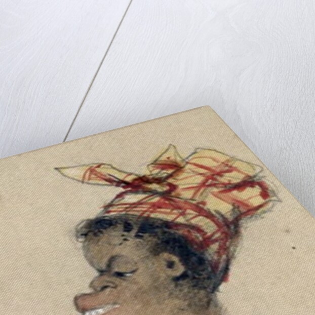 Black Woman Wearing a Headscarf, 1857 by Claude Monet