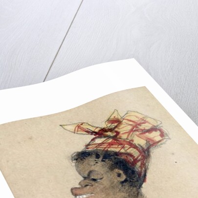 Black Woman Wearing a Headscarf, 1857 by Claude Monet