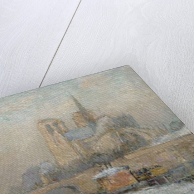 Quai de la Tournelle and Notre-Dame de Paris, 1909 by Albert-Charles Lebourg