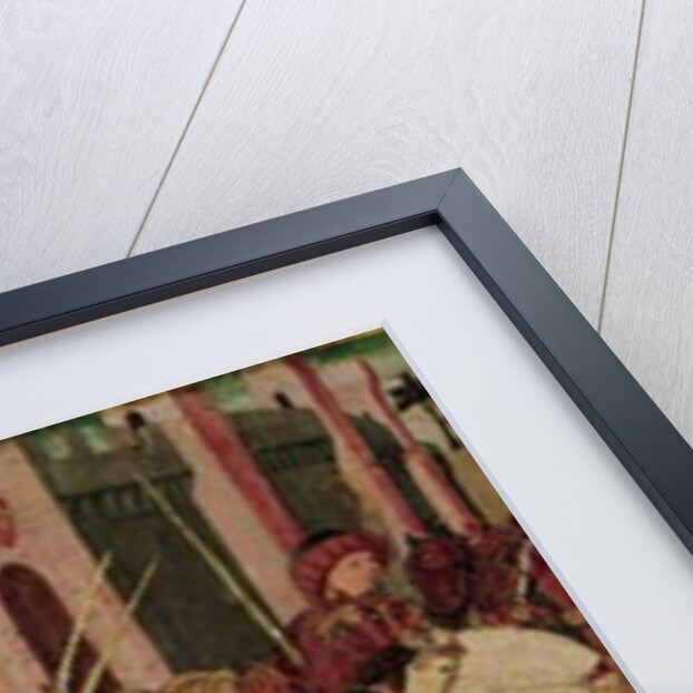 Entry of Titus Flavius Vespasian and Titus into Rome, c.1450 by Italian School