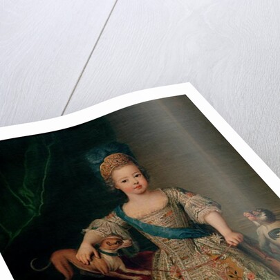 Louis XV as a child, 1714 by Pierre Gobert