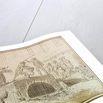 Bust of Marat thrown in a sewer, 5th February 1795 by French School