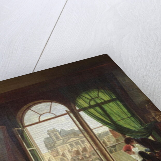 View of Saint-Eustache Church from a House on Rue Platriere or, The Artist's Interior, c.1810 by Martin (attr. to) Drolling
