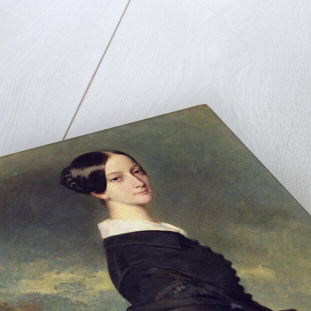 Portrait of Francisca Caroline de Braganca 1844 by Franz Xaver Winterhalter