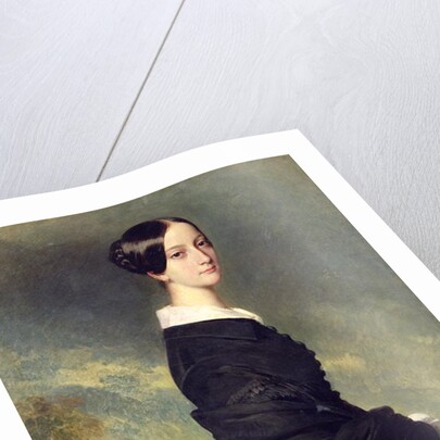Portrait of Francisca Caroline de Braganca 1844 by Franz Xaver Winterhalter