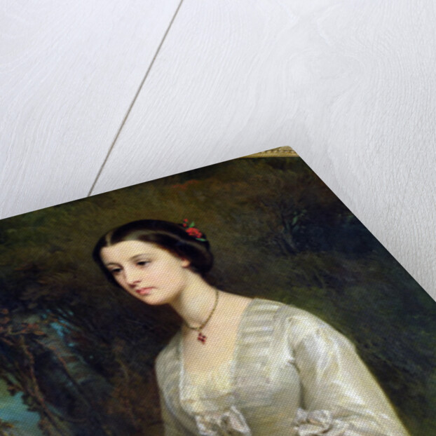 Portrait of Marie de Bonneval, Duchess of Cadore, 1854 by Edouard Louis Dubufe