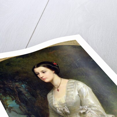 Portrait of Marie de Bonneval, Duchess of Cadore, 1854 by Edouard Louis Dubufe