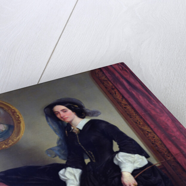 Portrait of Marie Deveria, 1856 by Eugene Deveria