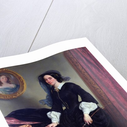 Portrait of Marie Deveria, 1856 by Eugene Deveria