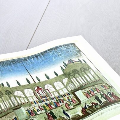 Decoration and Illumination of the Bastille for the Festival of the Federation, 14th July 1790 by French School