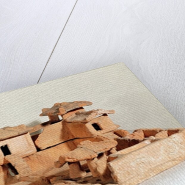 Funerary model of a farm, from Thanh Hoa, Vietnam by School Chinese