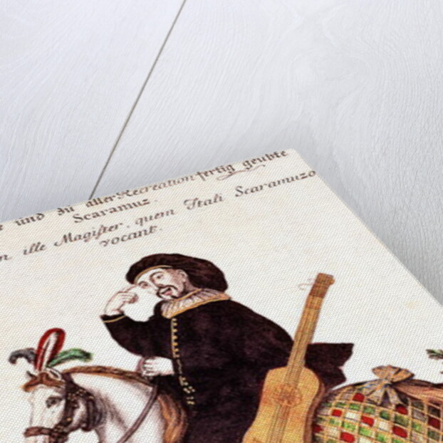 Scaramouche on Horseback by German School