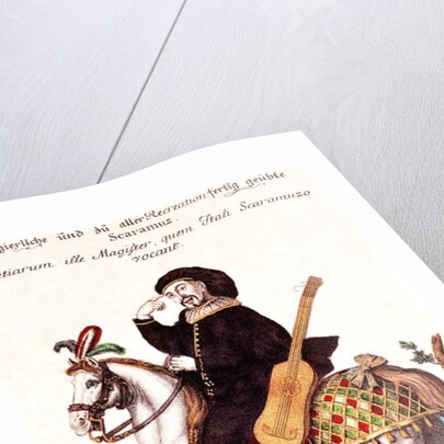 Scaramouche on Horseback by German School