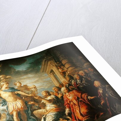 Allegory of the Peace of Aix-la-Chapelle, 1761 by Jacques Dumont