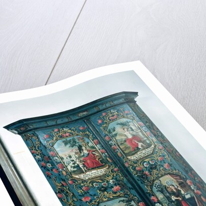 Wardrobe decorated with scenes of the four seasons, 1778 by German School