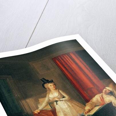 The Murder of Marat, 13th July 1793 by Jean-Jacques Hauer