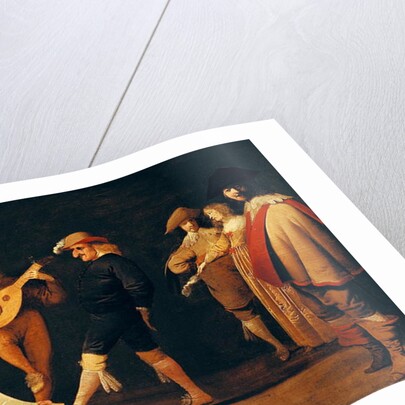 Farce Actors Dancing by Pieter Jansz. Quast