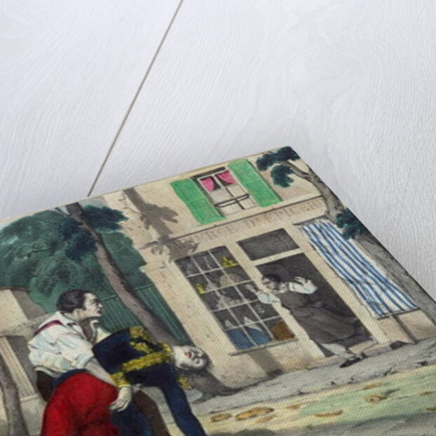 The Death of Ferdinand Philippe Louis Duke of Orleans in Neuilly, 13th July 1842 by French School