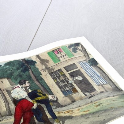 The Death of Ferdinand Philippe Louis Duke of Orleans in Neuilly, 13th July 1842 by French School