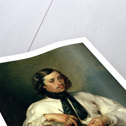 Portrait of Armand Ono, known as The Man with the Pipe, 1843 by Jean-Francois Millet