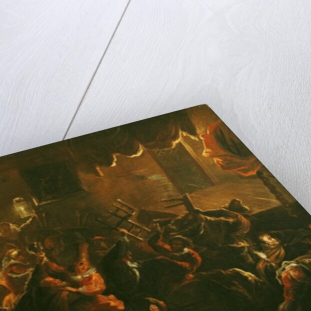 La Tripotiere's Distress at her Broken Furniture by Jean de Coulom