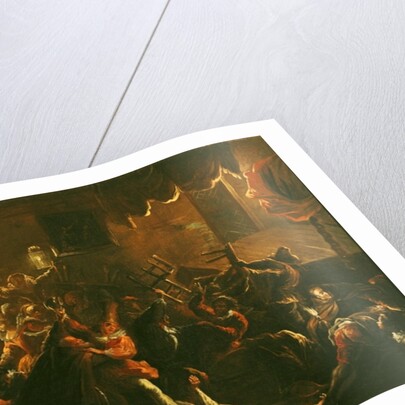 La Tripotiere's Distress at her Broken Furniture by Jean de Coulom