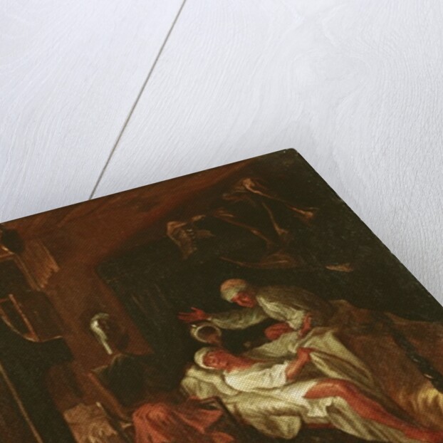 La Rancune Maliciously Pours her Chamber Pot over the Merchant from the Bas-Maine by Jean de Coulom