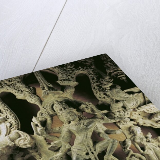 Lintel with Shiva Nataraja, Kakatiya dynasty by School Indian