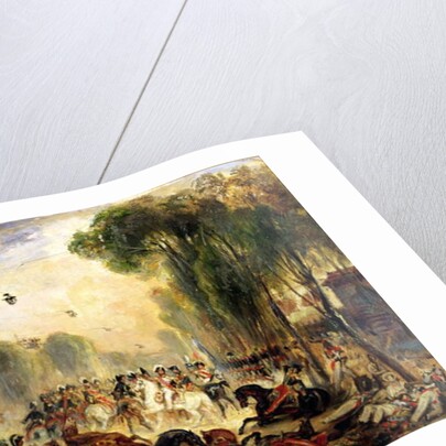 Assassination Attempt on King Louis-Philippe by Giuseppe Fieschi Boulevard du Temple, 28th July 1835 by Francois Gabriel Guillaume Lepaulle