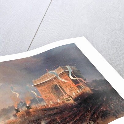 Festival of the Fraternity of the Arc de Triomphe, 24th April 1848 by Jean-Jacques Champin