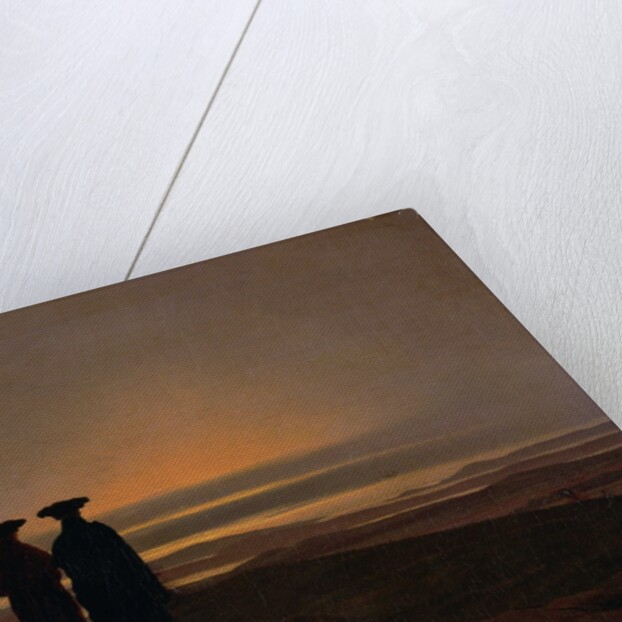 Evening Landscape with Two Men, c.1830-35 by Caspar David Friedrich