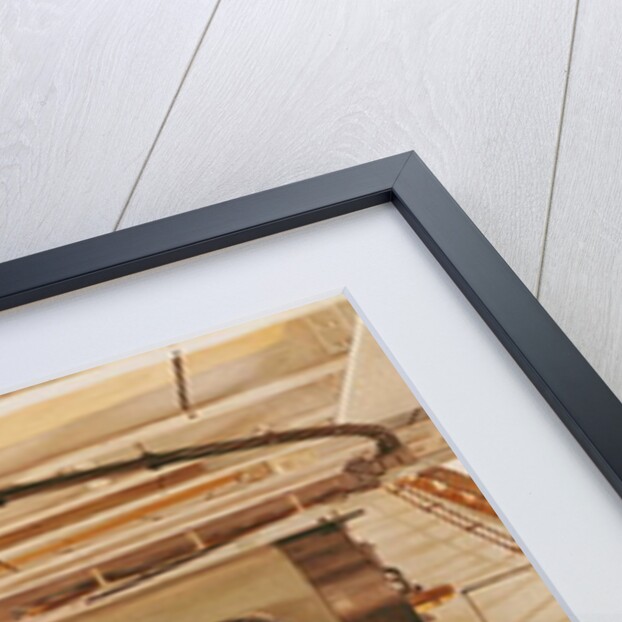 Twenty-Seven Pound Cannon on a Battleship by Gustave Bourgain