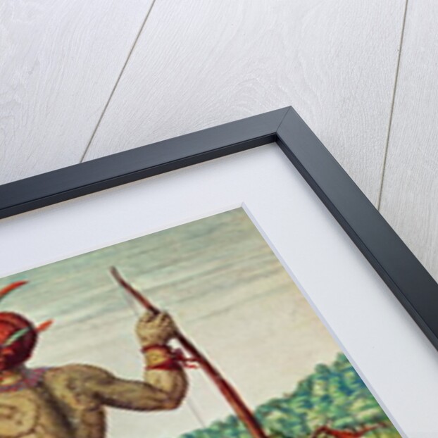 Inhabitants of Virginia by Theodore de after White John Bry