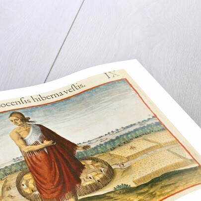 Pomeiooc Elder in a winter garment by Theodore de after White John Bry