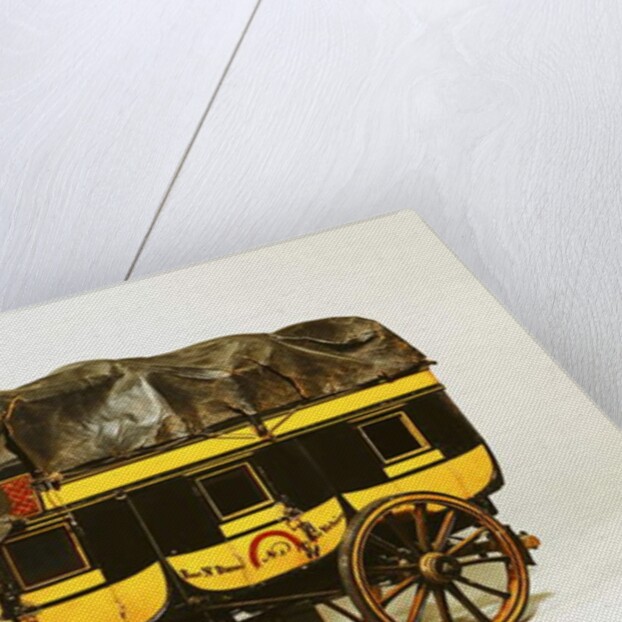 Model of a forty seat omnibus by French School