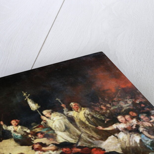 The Siege of Saragossa by Eugenio Lucas y Padilla