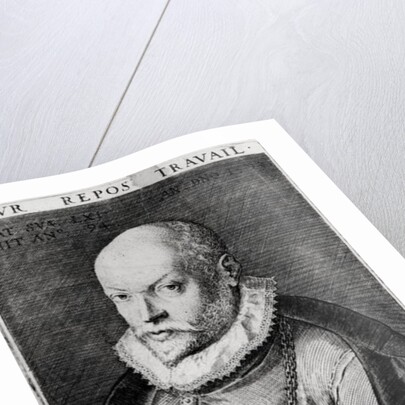 Portrait of Roland de Lassus 1593-94 by Jean or Johann Sadeler