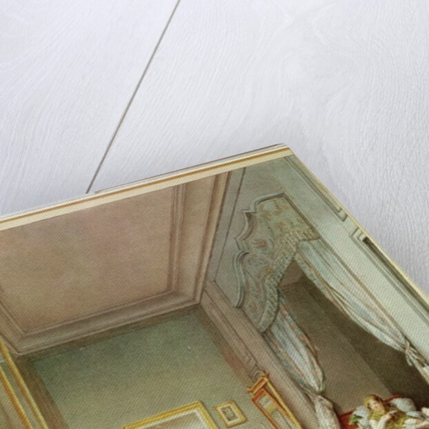 The Empress's Bedroom with the Duchesse de Montebello and Jean-Nicolas Corvisart October 1813 by Marie-Louise de Hapsburg-Lorraine