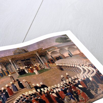 Reception at the Court of Sultan Selim III at the Topkapi Palace, late 18th century by Ottoman School