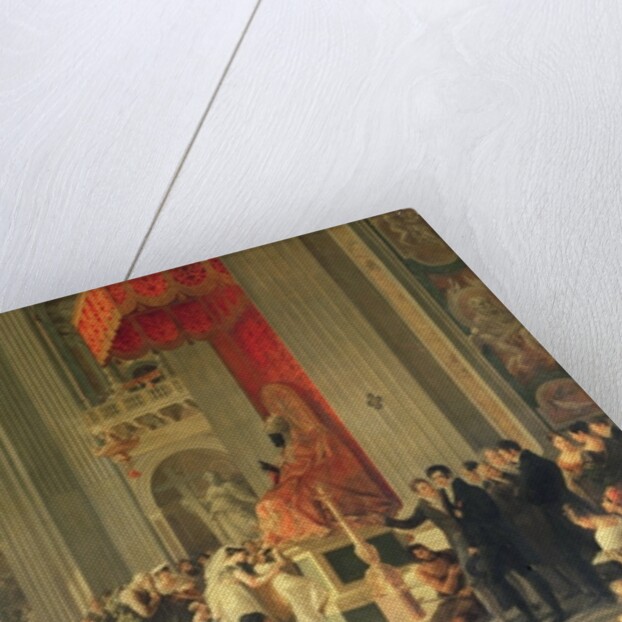 Kissing the Feet of the Statue of St. Peter in St. Peter's, Rome by Antoinette Cecile Hortense Lescot Haudebourt