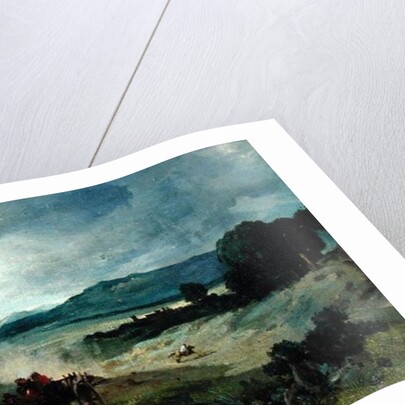 Roman Landscape, 1827 by Jean Baptiste Camille Corot