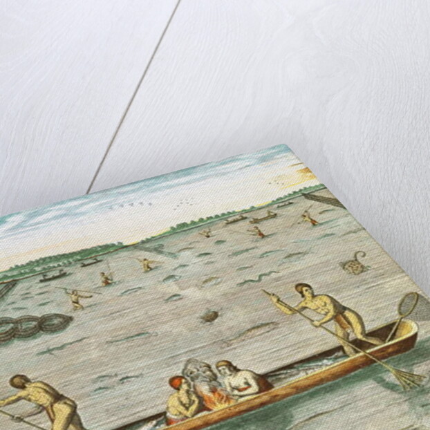 How the Indians Catch their Fish by John (after) White