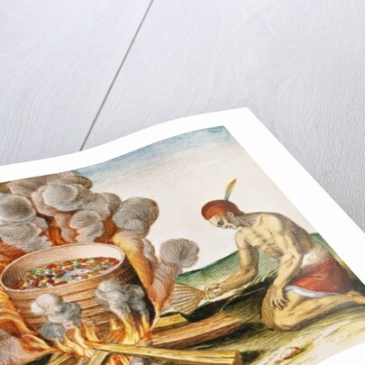 Cooking Food in a Terracotta Pot by John White