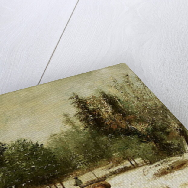 Entrance to the Forest in Winter. Snow Effect, 1873 by Gustave Courbet