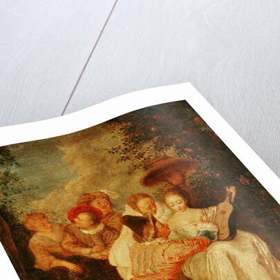 The Storyteller by Jean Antoine Watteau